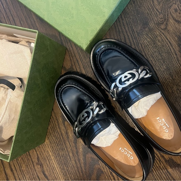 Gucci Loafers in Size 38.5 - Jeanne Moc Toe Platform Loafer. - Picture 8 of 13